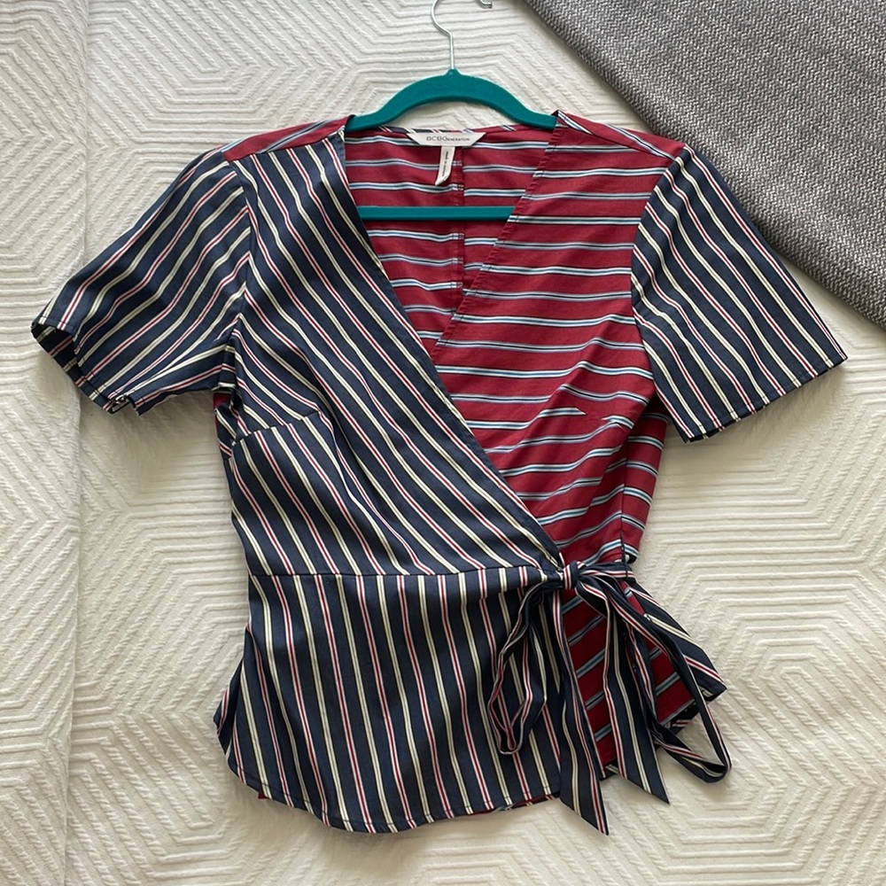 Bcbgeneration Wrap Top - image 1